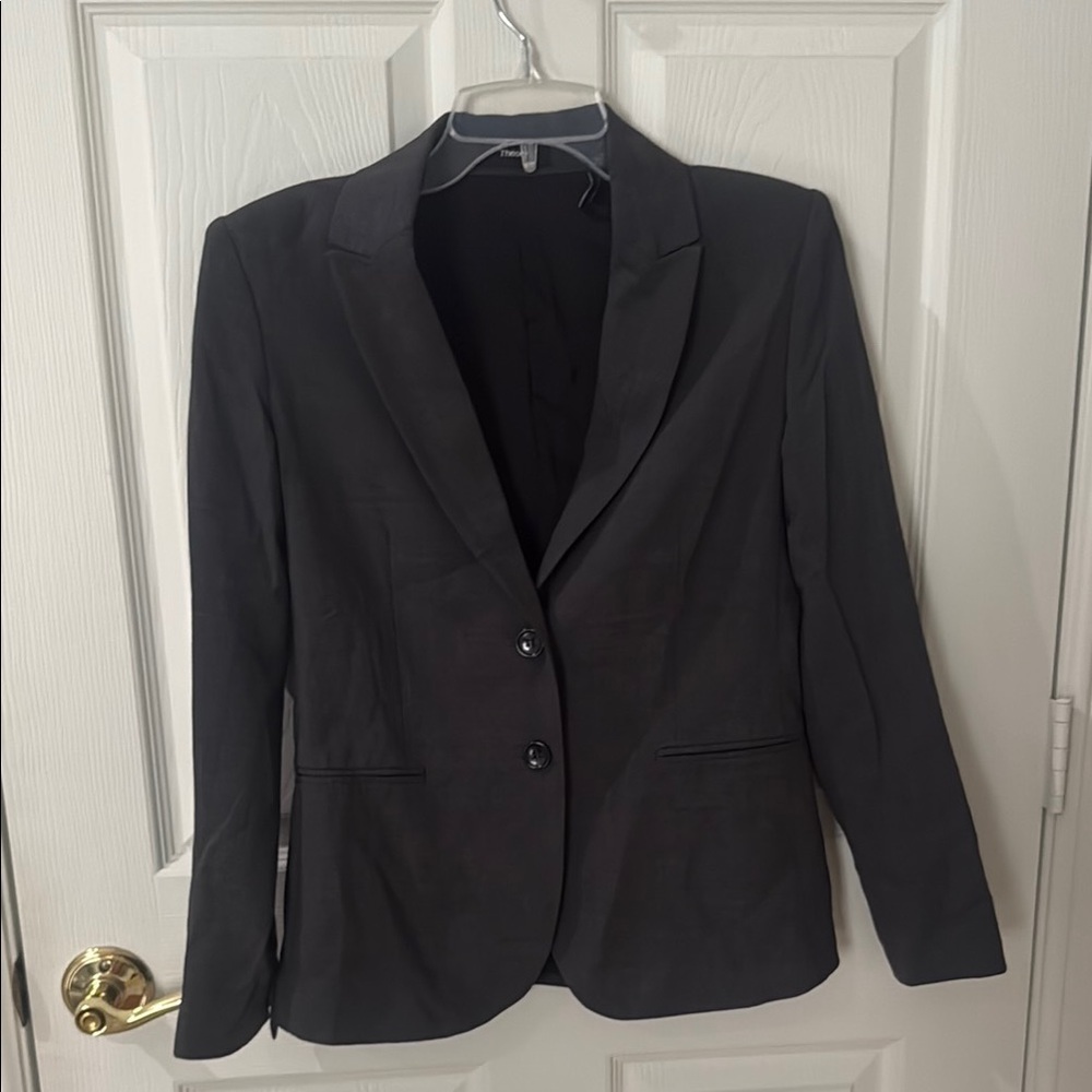 Theory gray Tailored Blazer Professional Suit Jacket size 4